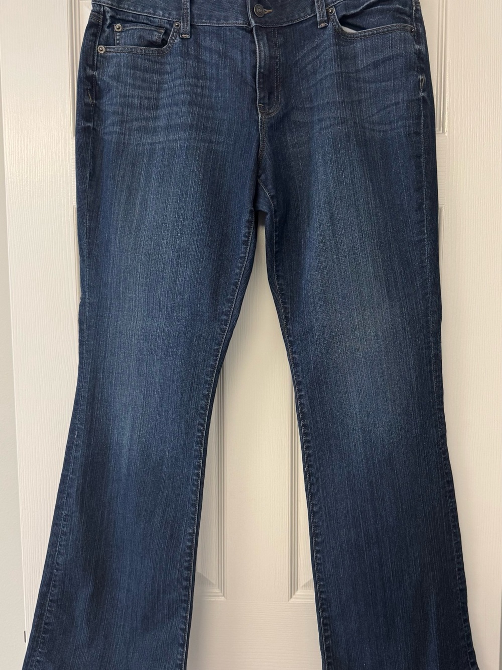 Ann Taylor Midnight Blue Flare Jeans